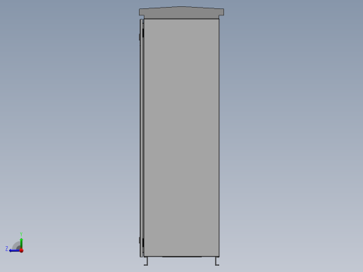 solidworks双层户外电柜模型 182347右视缩略图