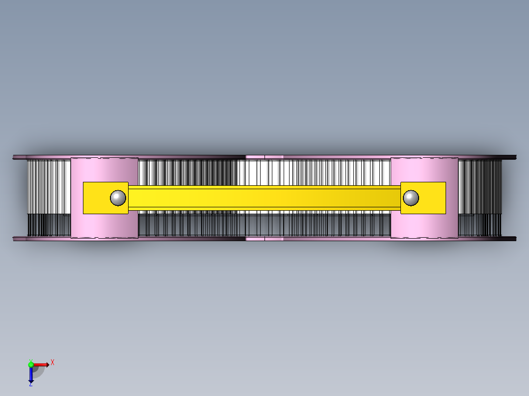 蝴蝶结礼品盒 3D模型SolidWorks三维设计图俯视图