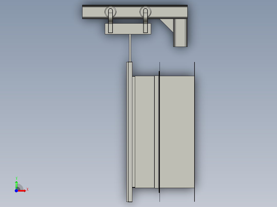 HNZF风口对接前视图