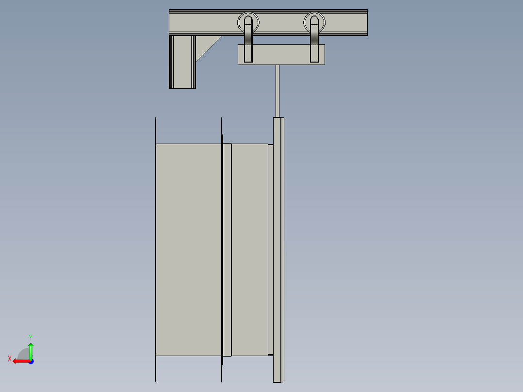 HNZF风口对接后视图