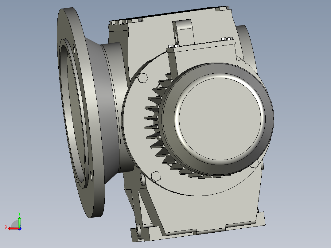 国茂-减速电机87_Y100M_60后视图
