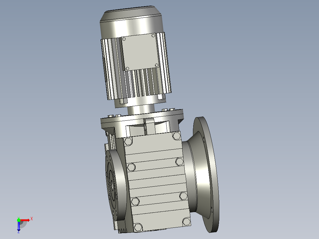 国茂-减速电机87_Y100M_60俯视图