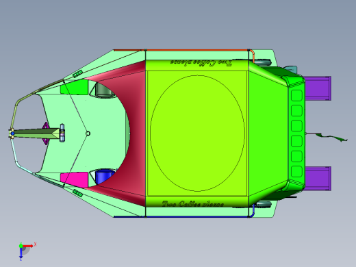 小型运车船俯视缩略图