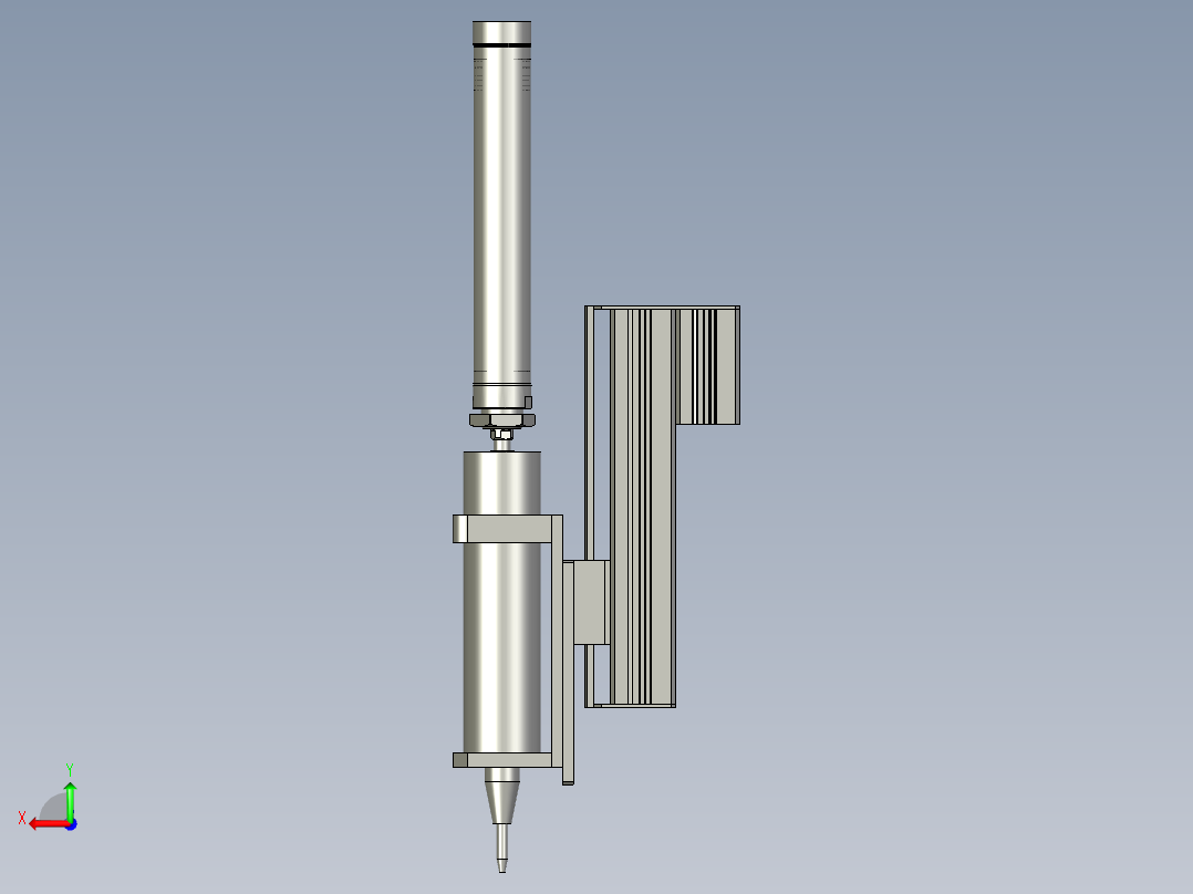 300CC炮筒和Z轴后视图