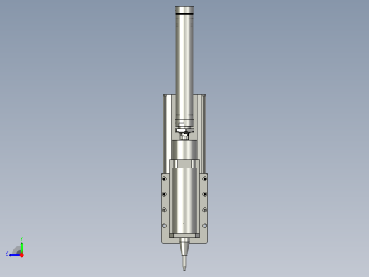300CC炮筒和Z轴右视缩略图