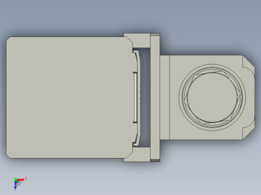300CC炮筒和Z轴俯视缩略图