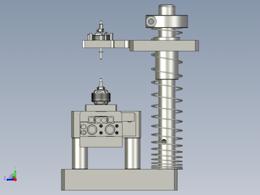 电气铜环压装模具组件-2-1右视缩略图