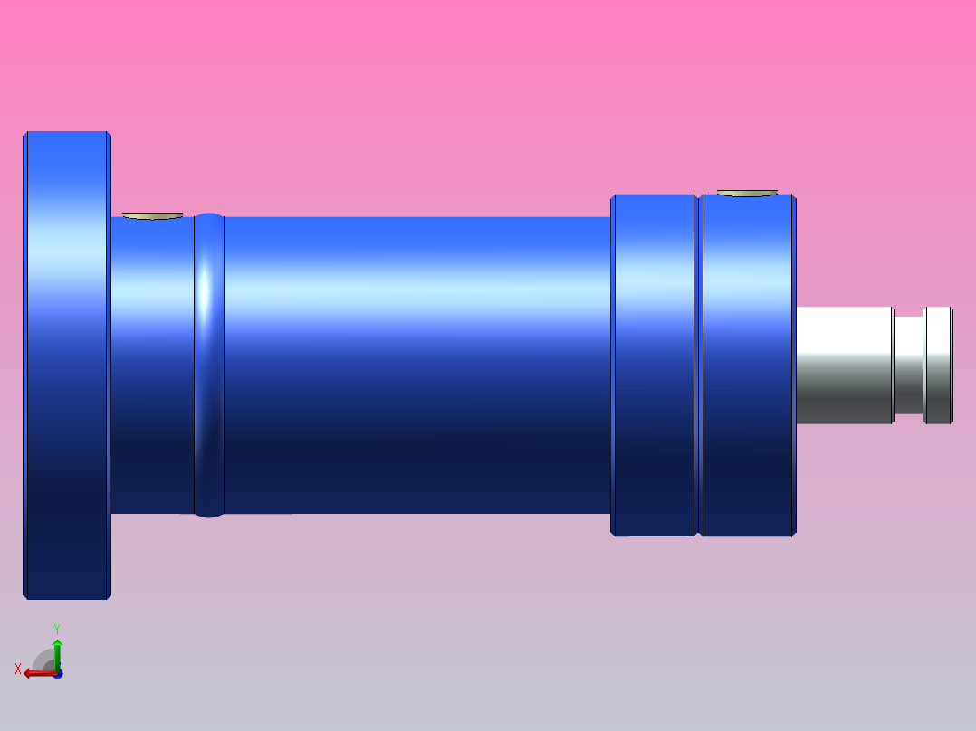 H ROE[225]推力液压缸后视图