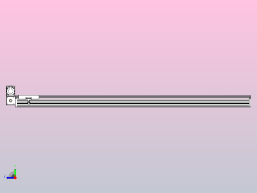 皮带直线轴半封闭可选导轨TPA-HNB-202D-140-L1950-LU-Y-P75-N3右视缩略图