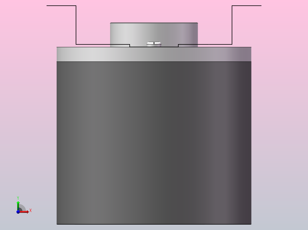 G40A系列[G40A-8]旋转编码器前视图