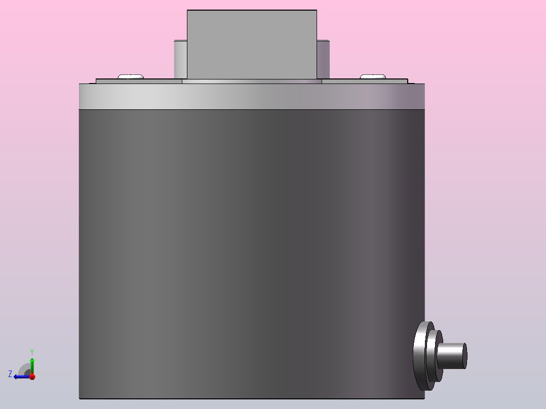 G40A系列[G40A-8]旋转编码器右视图