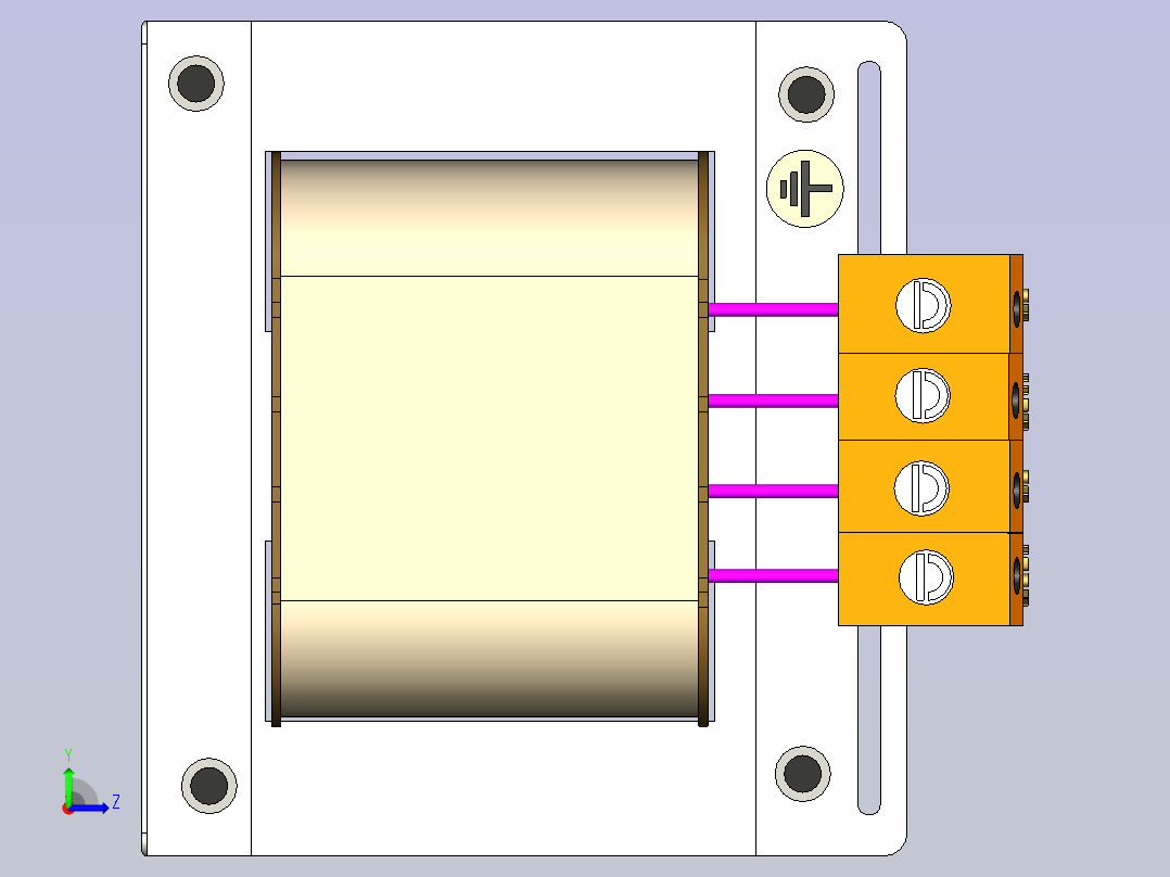 特拉福 2500 伏安左视图