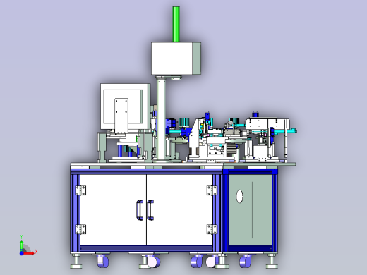 屏蔽线头卡子自动化装配设备前视缩略图
