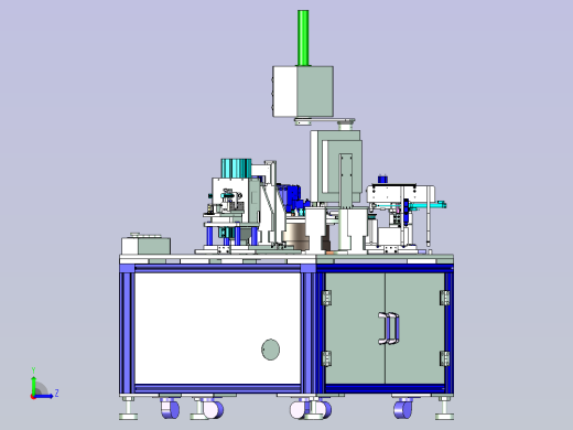 屏蔽线头卡子自动化装配设备左视缩略图