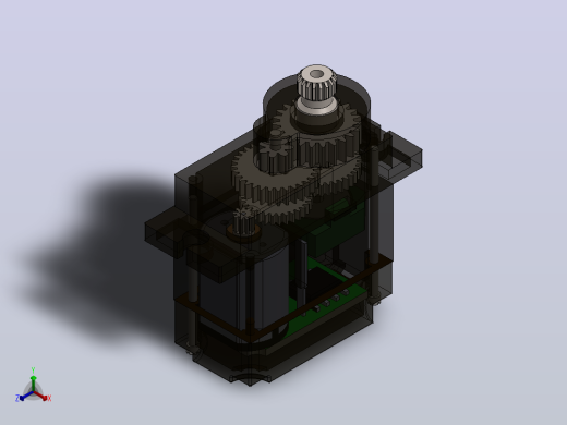 MG90S伺服电机3D图纸 Solidworks设计
