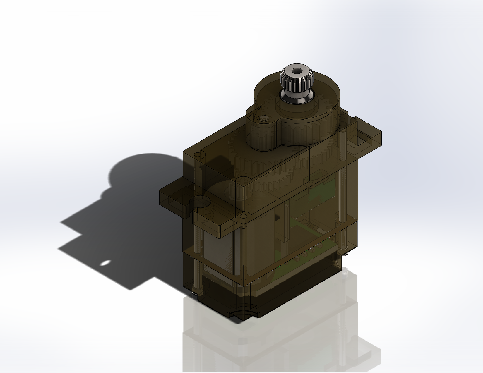 MG90S伺服电机3D图纸 Solidworks设计