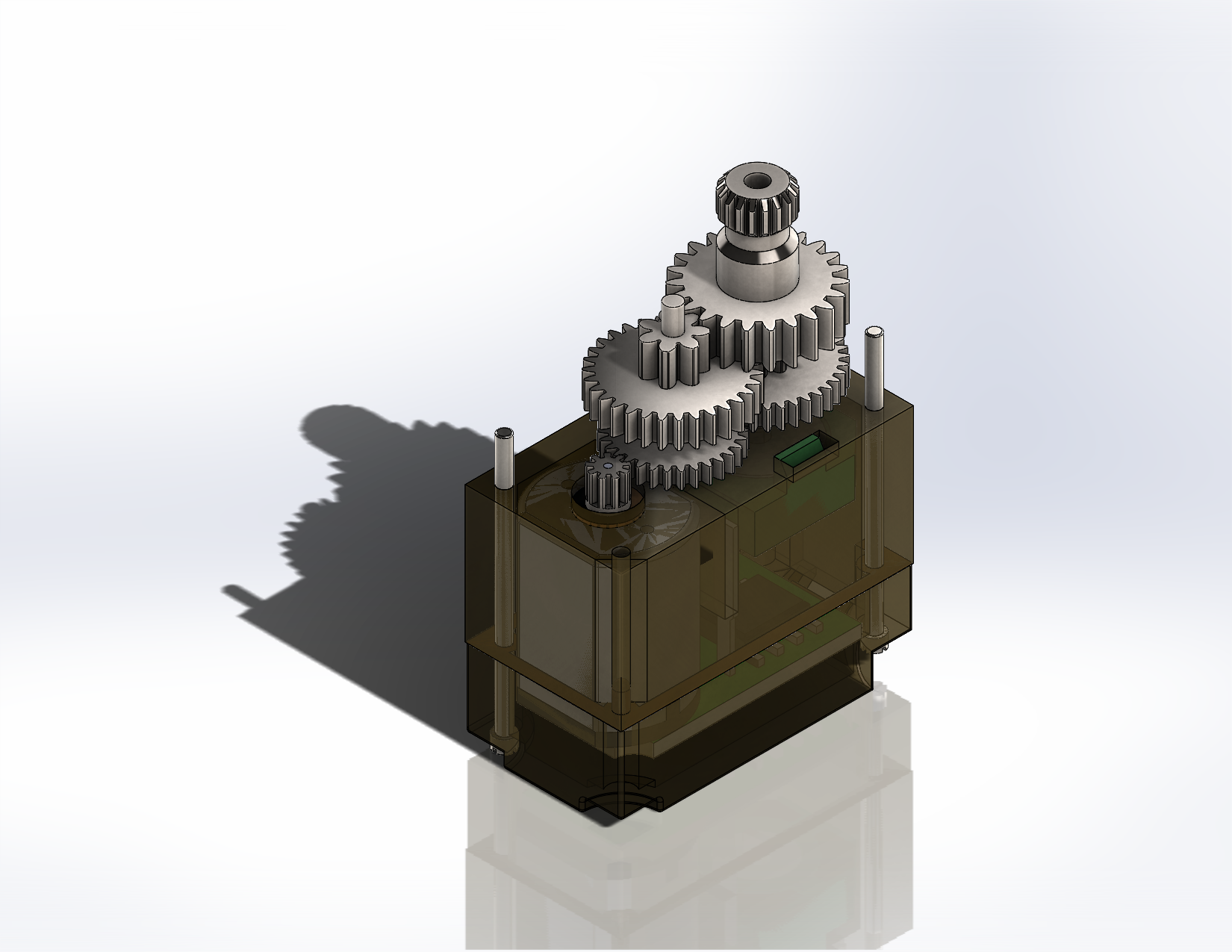 MG90S伺服电机3D图纸 Solidworks设计