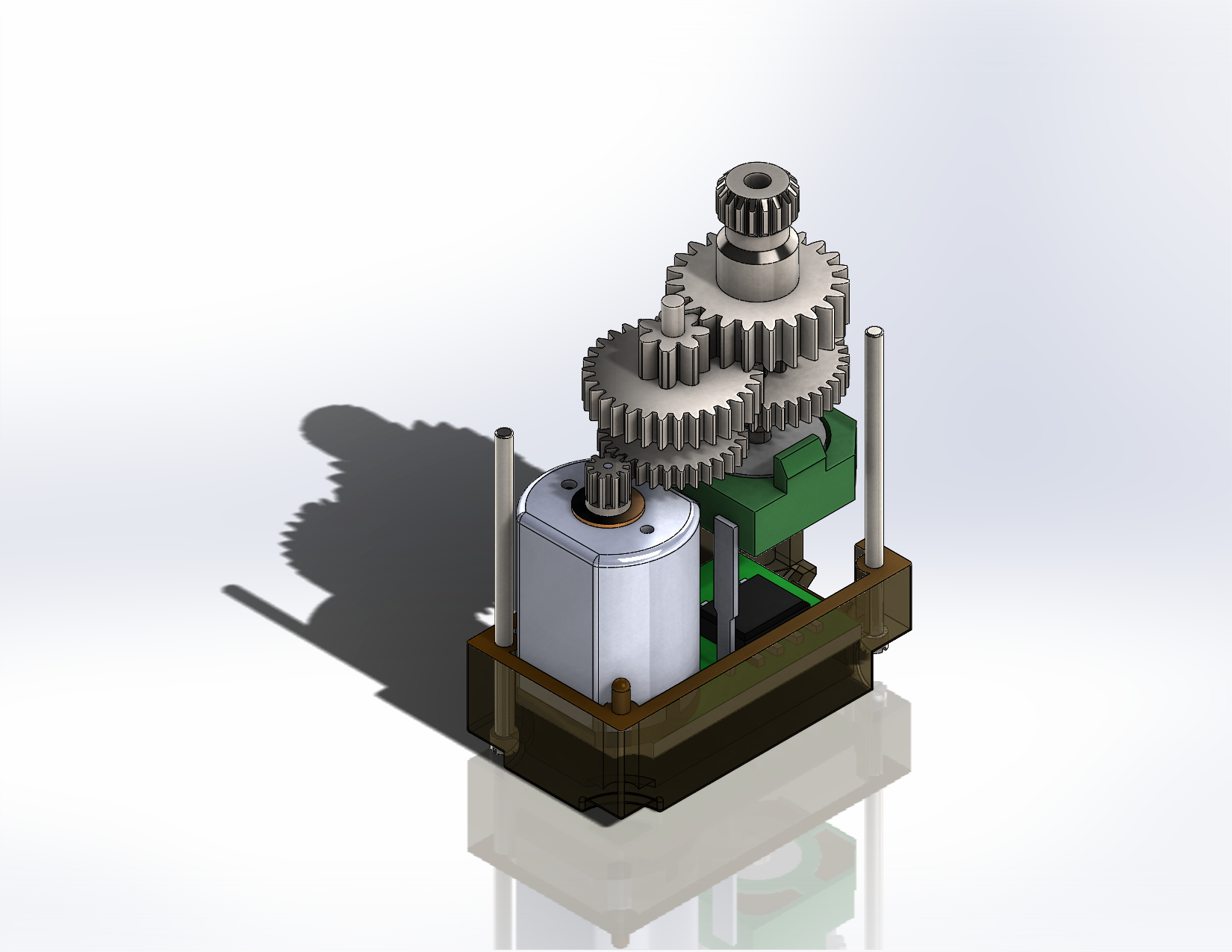 MG90S伺服电机3D图纸 Solidworks设计
