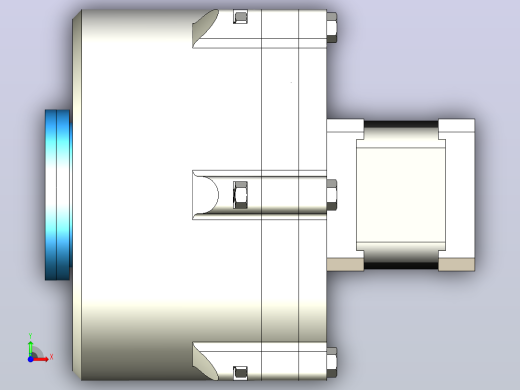 Harmonic+drive谐波传动结构3D数模图纸+INVENTOR设计前视缩略图