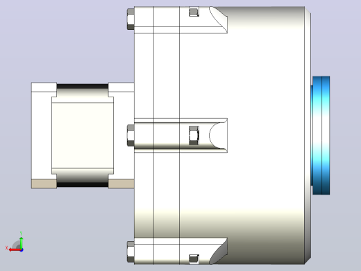 Harmonic+drive谐波传动结构3D数模图纸+INVENTOR设计后视缩略图