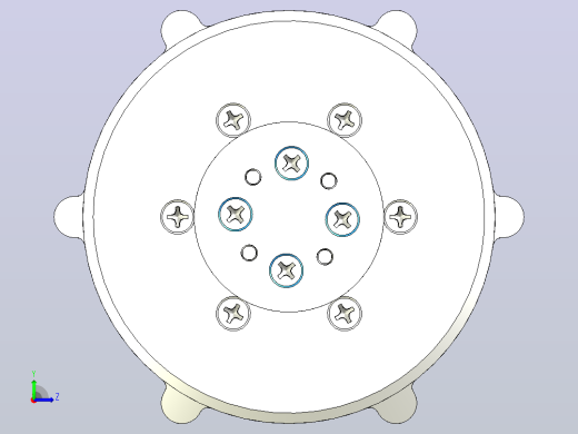Harmonic+drive谐波传动结构3D数模图纸+INVENTOR设计左视缩略图