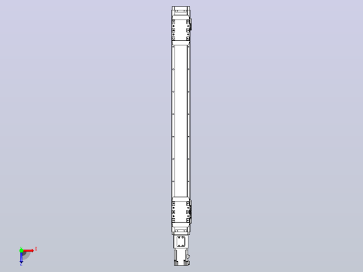 滚珠丝杠线性轴TPA-GCRS-80-1610C-L300-M-M20-N3俯视缩略图