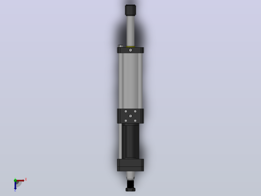 MPTD-8T系列可调型[MPTD-80-100-10-8T-50-M2-S1-0°]气压增压缸俯视缩略图
