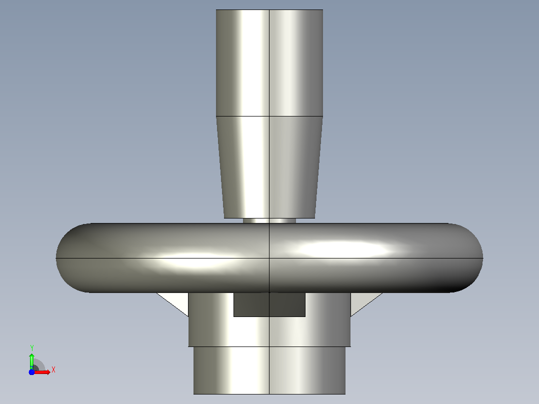方孔手轮PHLW80-10前视图