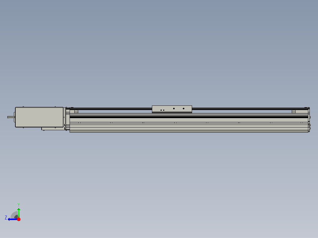 MT120BT半封闭皮带滑台[MT120BT.L100.500.LT.P40.C3]右视图