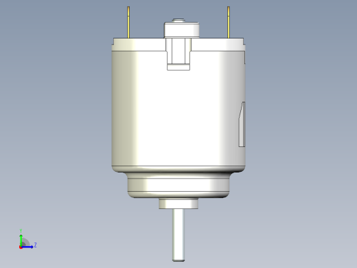 R-140 DC电机3D左视缩略图