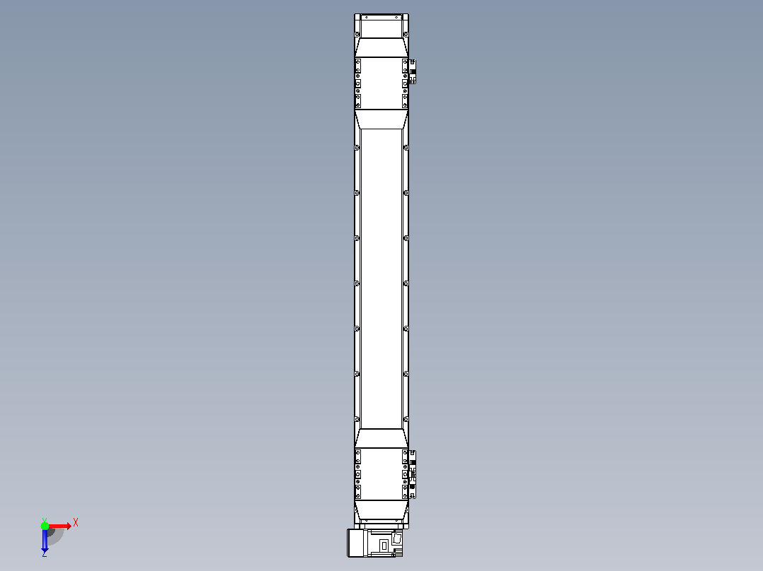 皮带直线轴双滑块型TPA-GCBS-120-P70-L325-LU-M20-N3俯视图