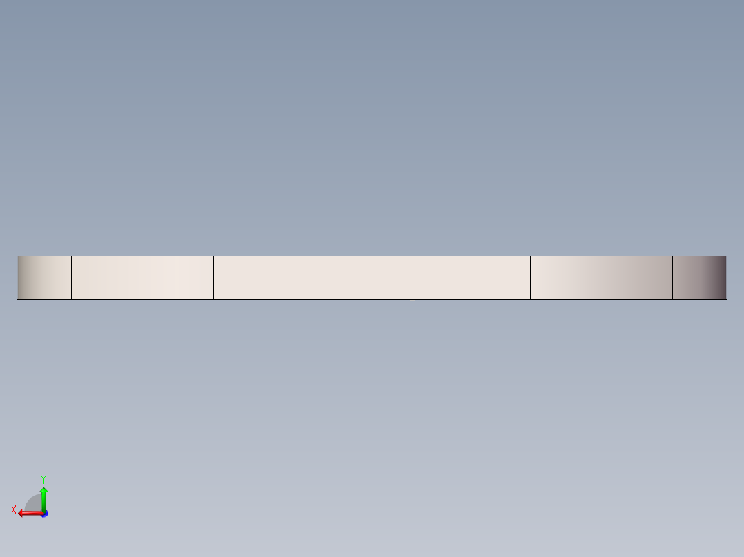 非对称非等边的异型门框后视图