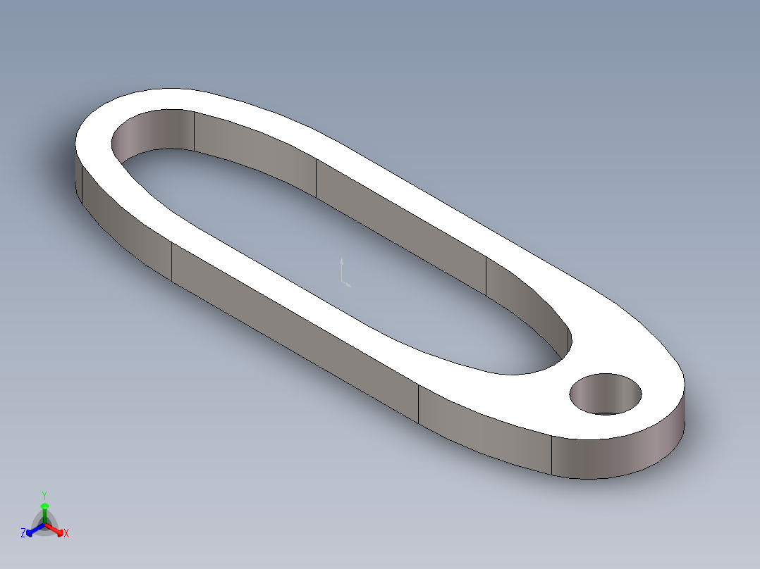 非对称非等边的异型门框正等轴测图