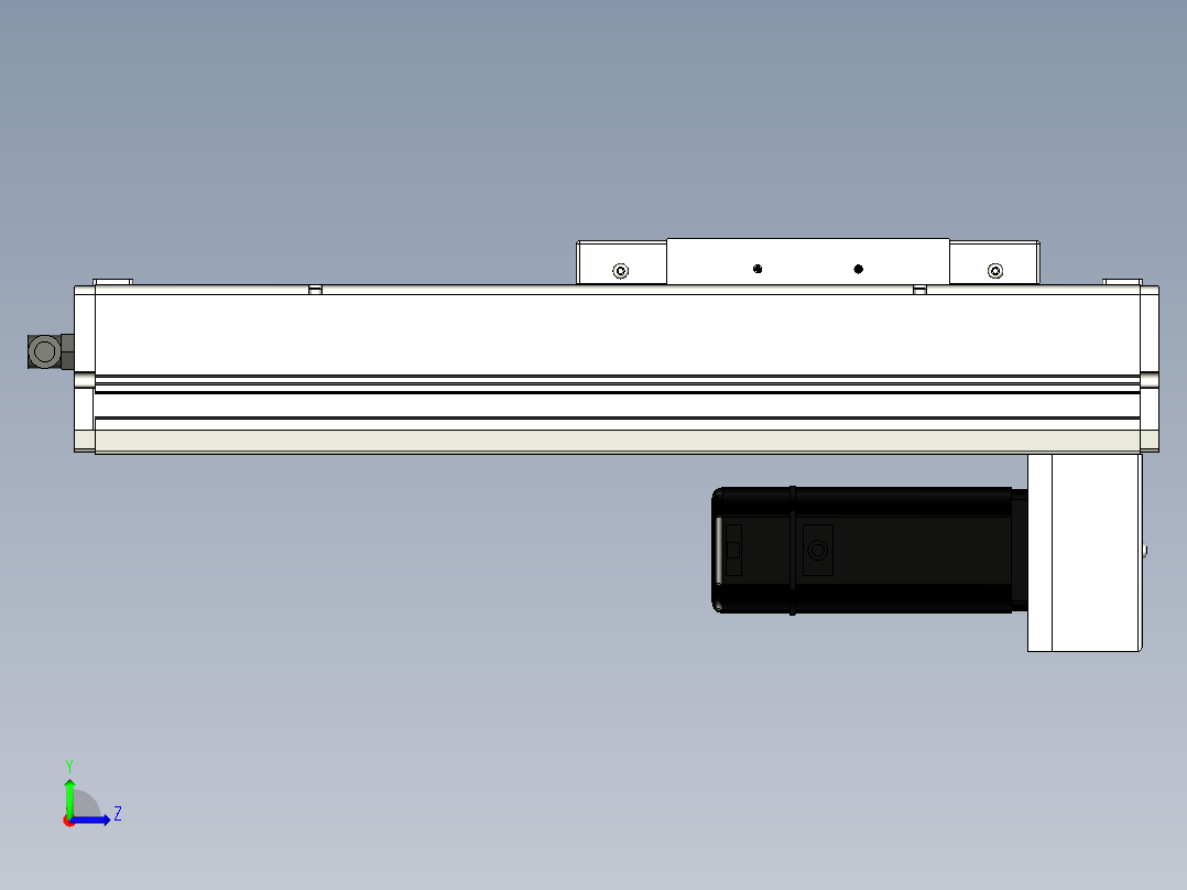 Toyo东佑达直线模组-ECH17-200-BM-400W+煞車左视图