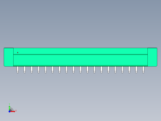 DEGSON 15EDG（公头） 3.5mm 螺钉锁紧，插拔式接线端子 FullPack-15EDGVM-3.5-19P-14-00AH前视缩略图