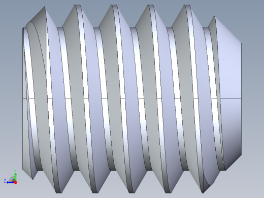 UNC 平头紧定螺钉-UNC SET SCREW 8-32 x0.187.STEP右视缩略图
