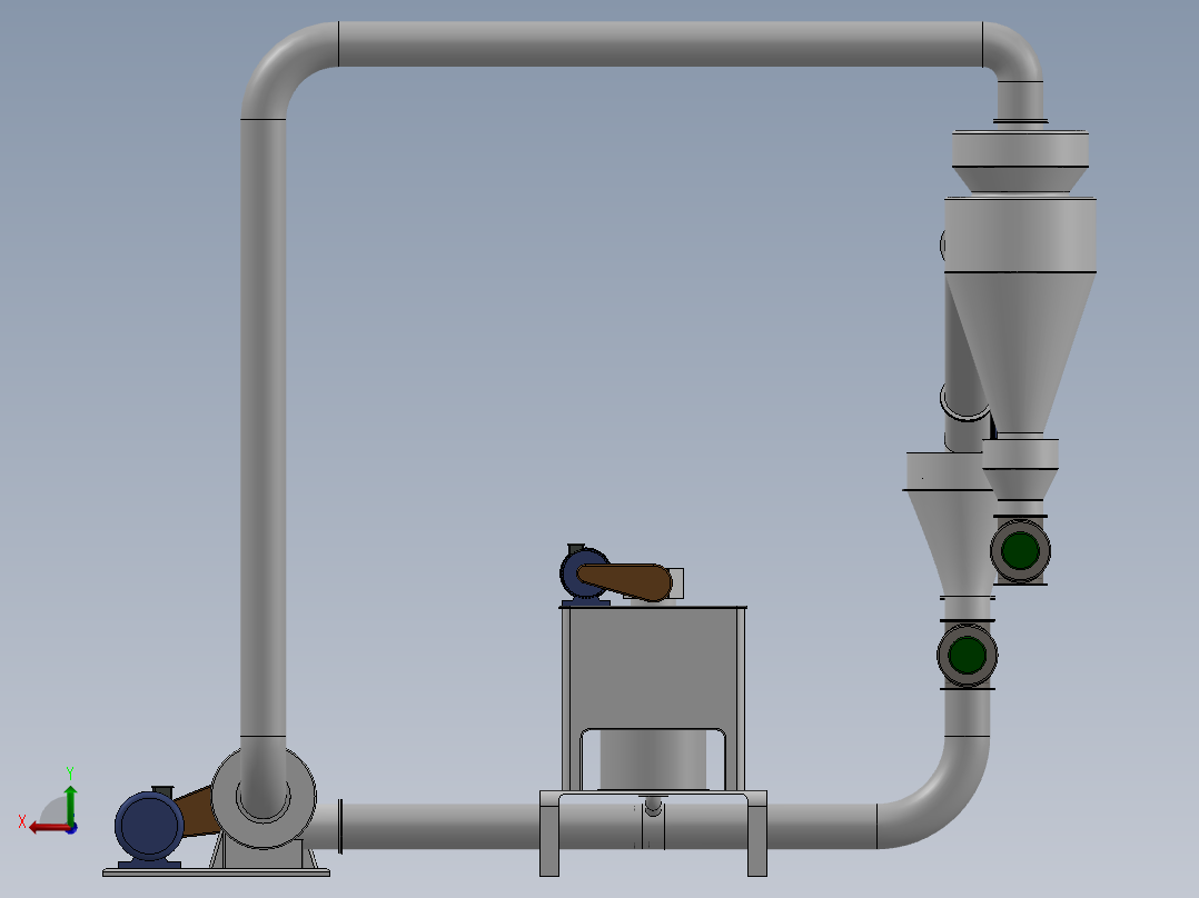 搅动研磨器模型图后视图