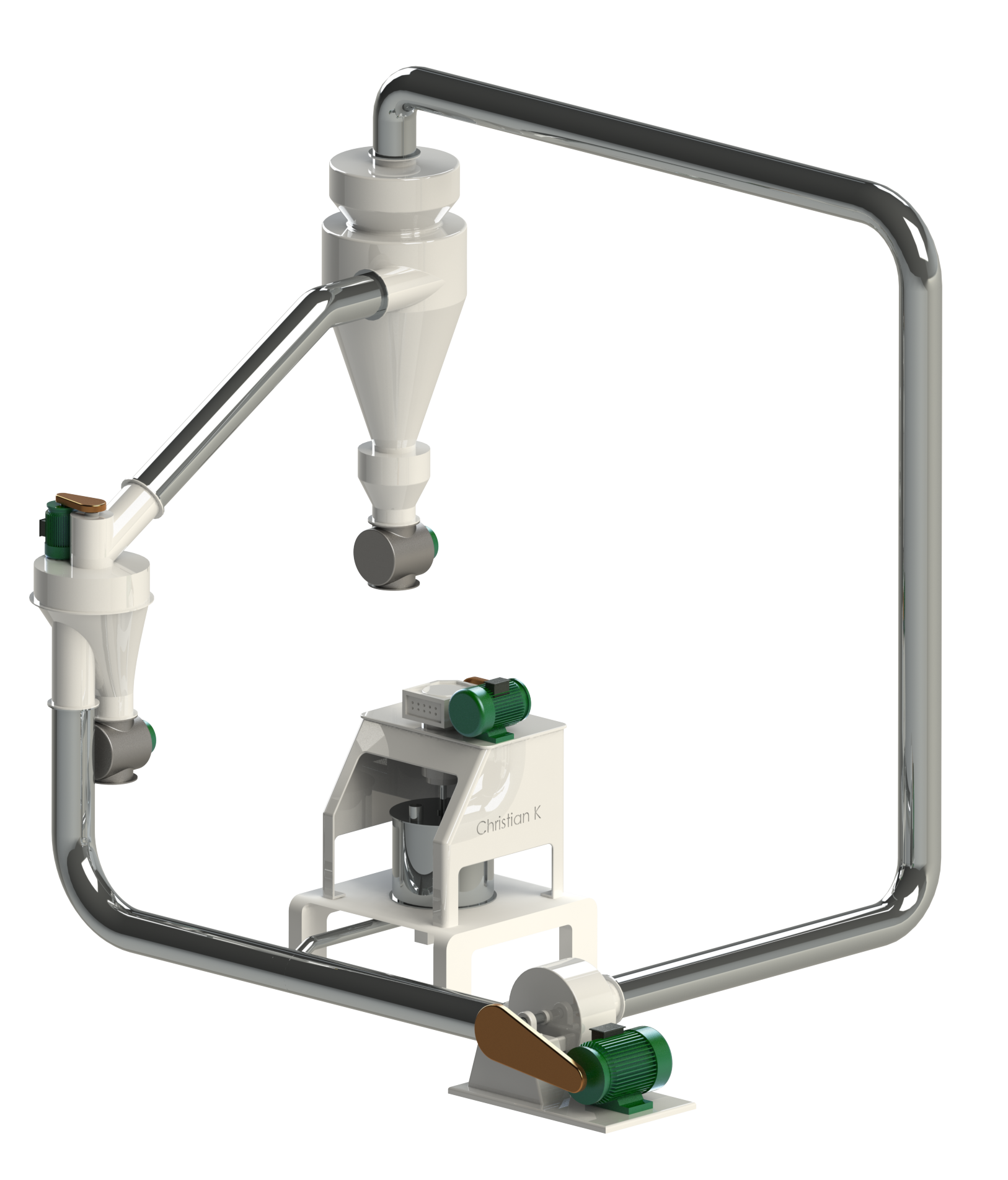 搅动研磨器模型图