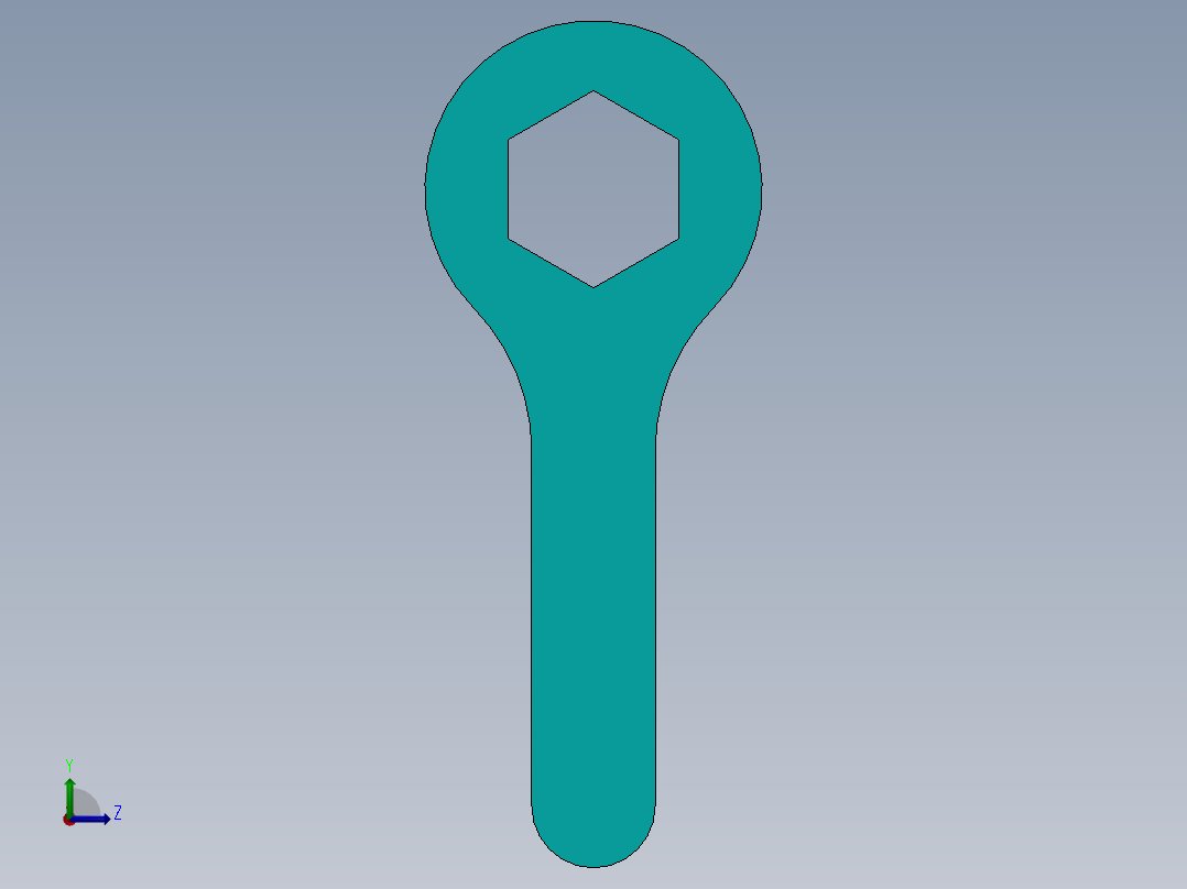 SW建模练习题-exercise 131左视图