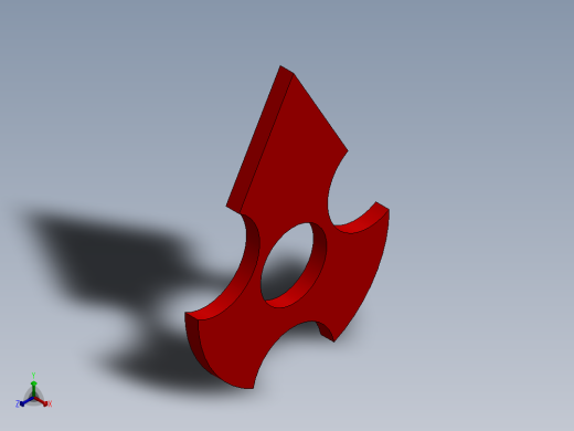 SW建模练习题-exercise 143正等轴测缩略图