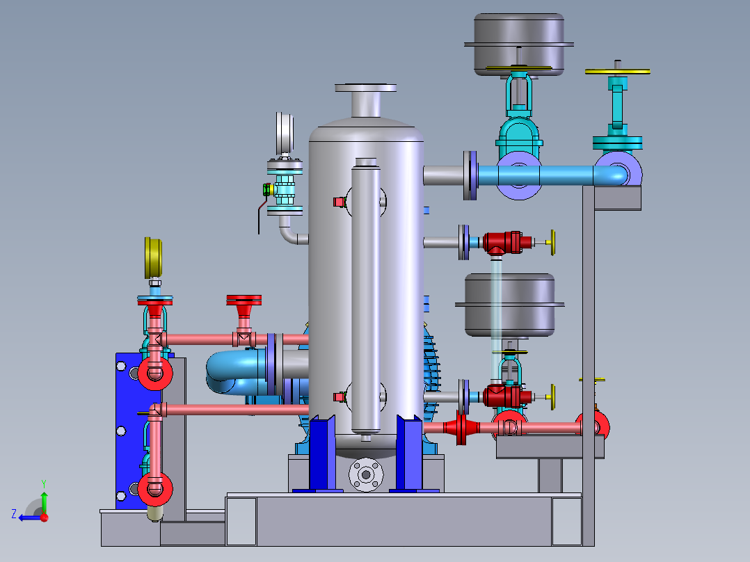 一个滑油站右视图