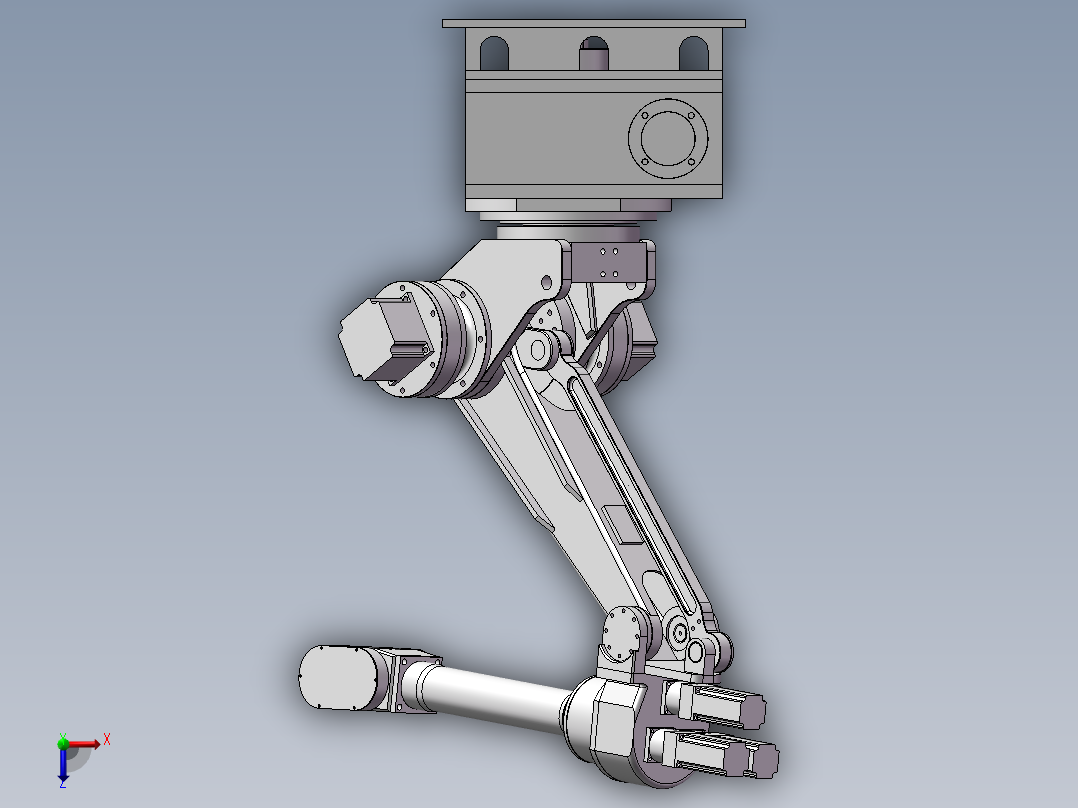 CHX-3六轴机器人俯视图