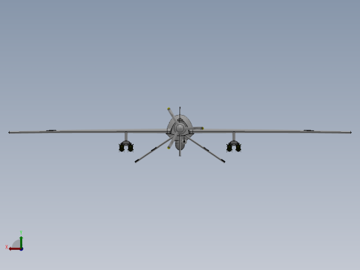Q278-无人机组群巡检灭火系统设计【三维SolidWorks】后视缩略图