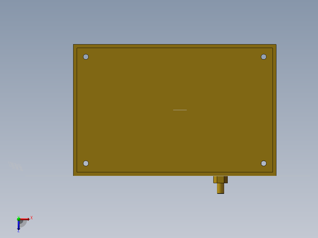 液压箱（最新）俯视图