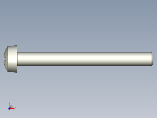 Cross_recessed_head-M4-40-20-4-8-5.6.stp螺钉-前视缩略图