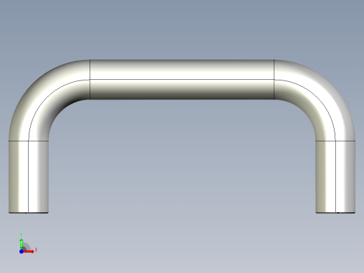 取手(鋁合金)(A)MO-3D多系列多零件图纸模型前视缩略图