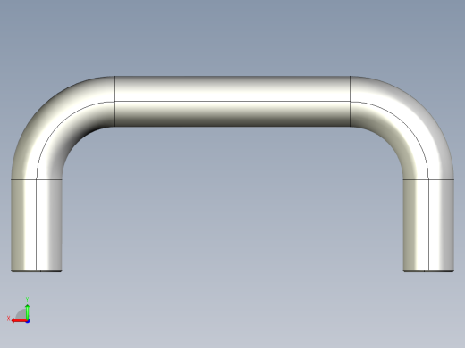取手(鋁合金)(A)MO-3D多系列多零件图纸模型后视缩略图