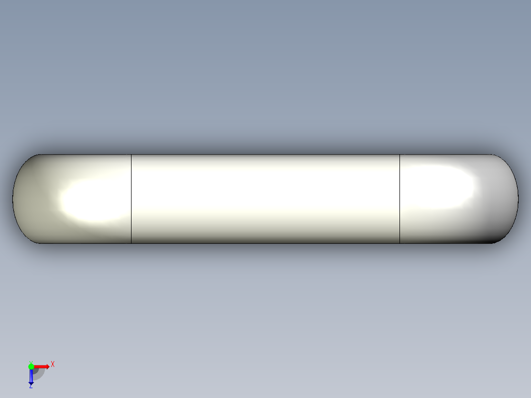取手(鋁合金)(A)MO-3D多系列多零件图纸模型俯视图