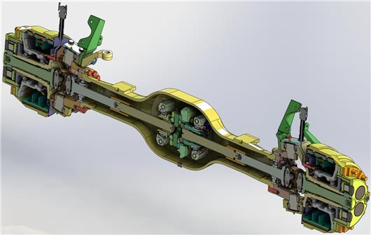 卡车驱动桥 机械设计自动化素材