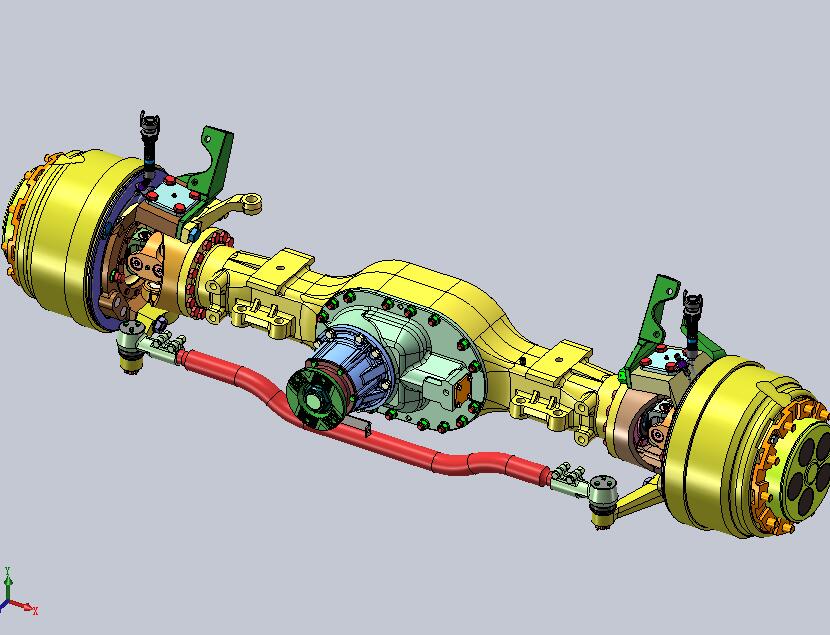 卡车驱动桥 机械设计自动化素材